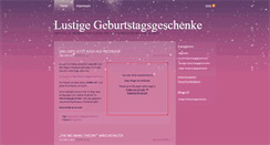 Desktop Screenshot of lustige-geburtstagsgeschenke.de